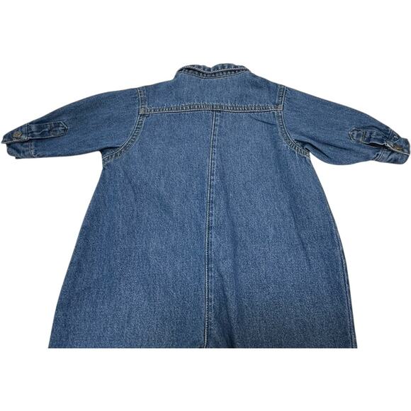 RARE Mickey & Co Disney 6-9 Mos Denim Long Sleeve Overalls Embroidered Mickey - Picture 4 of 14